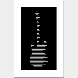 guitar electric music bars Posters and Art